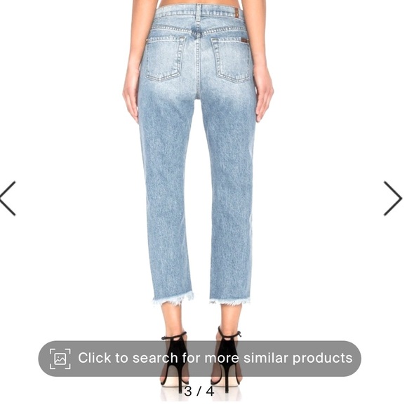 7 For All Man Kind High Waisted Josefina in Vintage Wythe 2 Size 27 - Picture 3 of 8